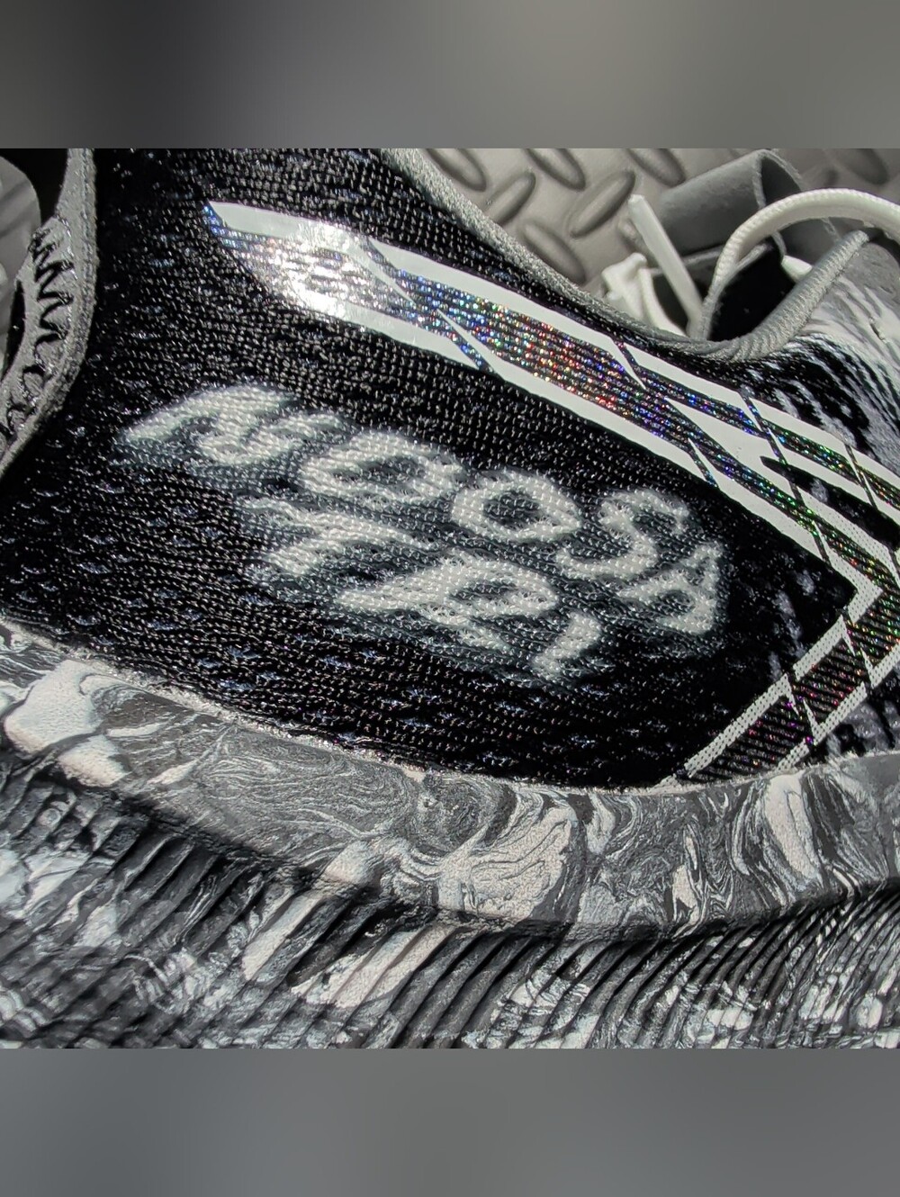 ASICS Noosa Tri 16 Black White 1012B675-001 women's size 9.........(kp29)- no b - Picture 3 of 15
